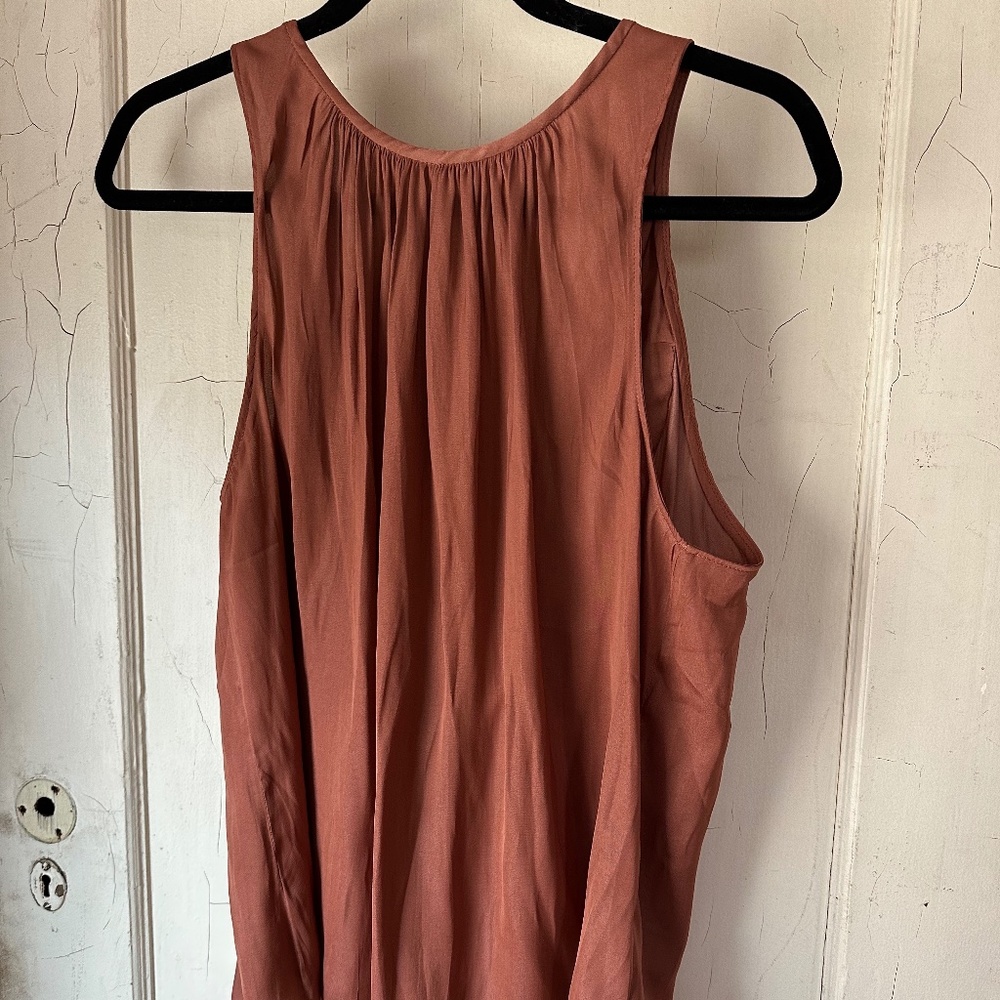 Anthropologie | Current Air Sleek Draped Low-Back Blouse